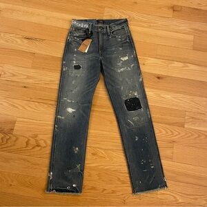 NWT Polo Ralph Lauren Paint Splatter Jeans sz 27